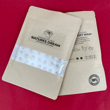 Load image into Gallery viewer, Furoshiki Fabric Gift Wrap - Natural with Red Gifts