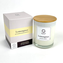 Load image into Gallery viewer, Lemongrass with Sandalwood Album Oil Soy Wax Candle. Limited Stock!