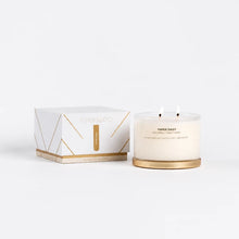 Load image into Gallery viewer, Meeraboo Paper Daisy Gold Lid Soy Candle *New*
