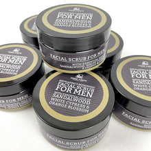 Load image into Gallery viewer, Sandalwood, White Cypress &amp; Orange Blossom Facial Scrub for Men
