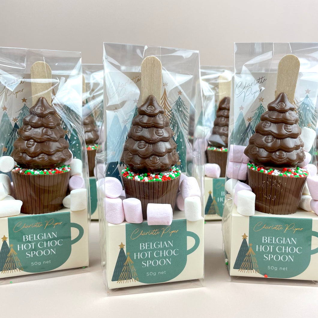 Hot Chocolate Sprinkle Tree Spoon Milk (50g)