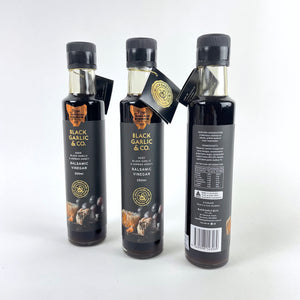 Black Garlic & Co. Aged Black Garlic & Jarrah Honey Balsamic Vinegar (250mL)